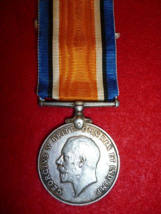 Ww1 British War Medal To A Lascar,  1 Indian Ordnance Depot