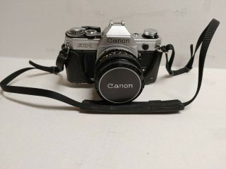 Vintage Canon Ae - 1 35mm Camera W/50mm 1:1.  8 Lens