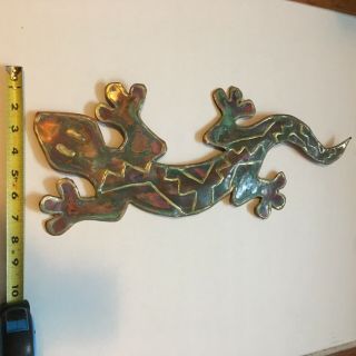 Greg Gowen Lizard Metal Wall Art 1995 3