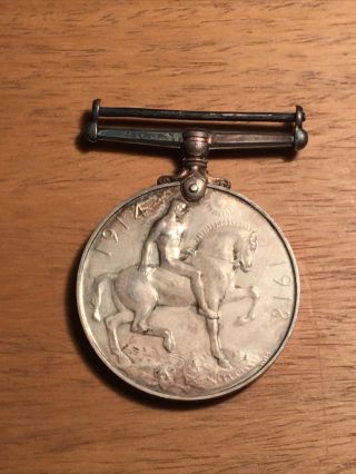 British War Medal Canada Pte.  W Milner R.  W.  Fus.