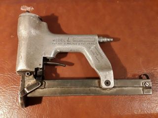 Vintage Aluminum Senco Model L Staple Gun.  U7
