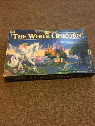 The White Unicorn Board Game Family Vintage (1995)