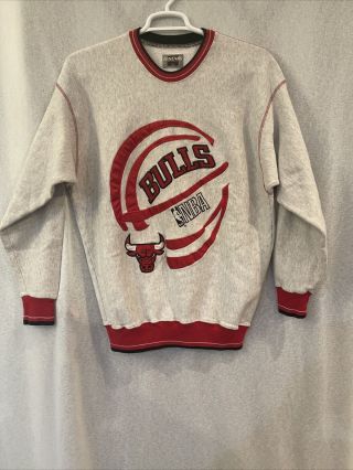 Vintage Made In Usa Legend Athletic Jordan Era Chicago Bulls Sweatshirt Size Xxl