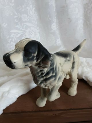 Vintage Very Heavy and Large Cast Iron Hunting Dog Doorstop Pointer. 2