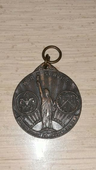 Wwi 1918 Boy Scouts War Service Every Scout To Save A Soldier Medal