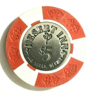 - Vintage - Desert Inn Casino $5 Chip - 1970s -