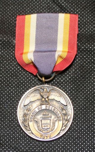 World War I Medal Originalfrom The State Of Colorado To Returning Ww I Veterans