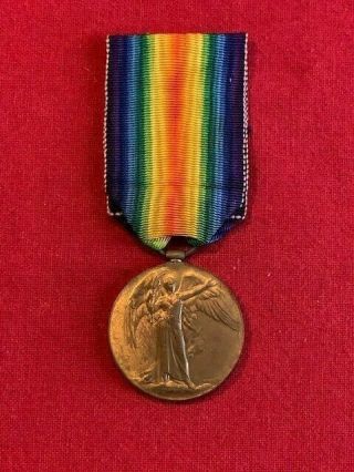 British Wwi Victory Medal To 41886 Pte.  H.  Gregory.  York.  R.