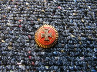 Wwi German Visor Cap Badge With Prongs Still Attached