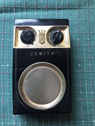 Zenith Royal 500 Transitor Radio Vintage