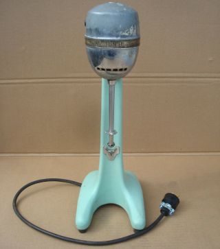 Vintage Hamilton Beach Model 30 Jadeite Milkshake Mixer Blender