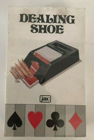 Dealing Shoe Professional Type 4 Jax Card Games Vintage 1991 Nos Usa