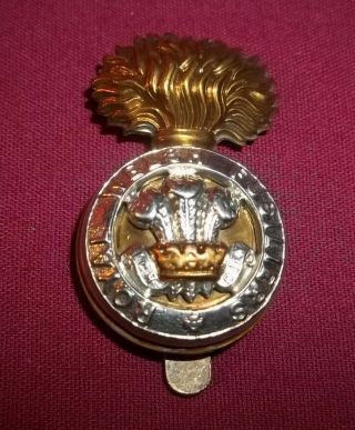 World War I British Army Military Cap Badge Royal Welsh Fusiliers Ww1