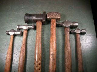 Old Vintage Mechanics Machining Tools Hammers Group All Types