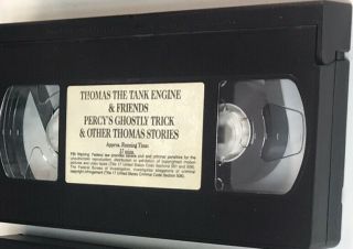 Thomas the Tank Engine Percy Ghostly Trick VHS Video Tape VTG NEARLY 3