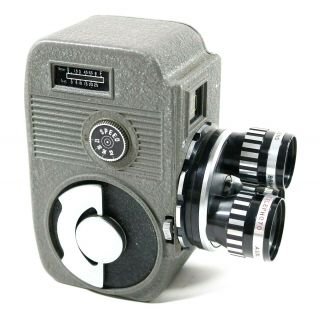 Vintage Brumberger 8mm Movie Film Camera - Model T3L - 3 Lenses 2