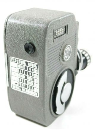 Vintage Brumberger 8mm Movie Film Camera - Model T3L - 3 Lenses 3