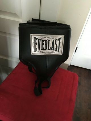 Vintage Black Xl Everlast Boxing Groin Protector