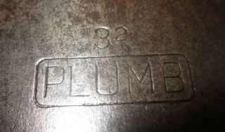 Vintage Plumb 32 Axe Head Double Bit 10 " X 4 3/4 " (3lb - 12oz)