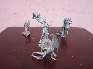 5 Myth And Legend Pewter Figurines By Owner