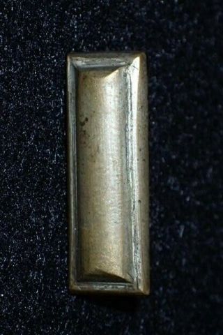 Wwi Us Army Officers 1st Lieutenant Bar Coffin Style Pin - Back Good Cond