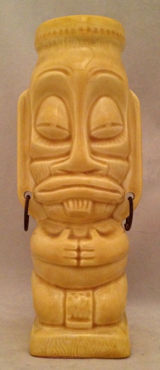 Kula Tiki Mug In Yellow Mfg.  By Tiki Farm In 2001