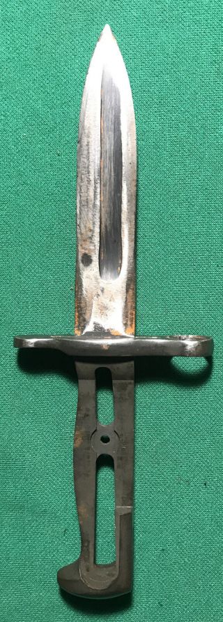 Model 1905 Bayonet Cut Down To Fighting Knife No Grips Or Hardware 1906 Date