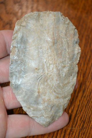Colorful Jeff City Chert Archaic Blade Calloway Co,  Mo 4 X 2.  5 Great Material
