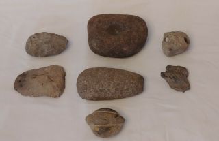 Native American Indian Artifacts/tools Celt Arrowhead Axe Discoidal Stone