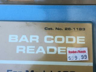 Vintage Old Stock Radio Shack TRS - 80 Bar Code Reader Cat.  No.  26 - 1183 3