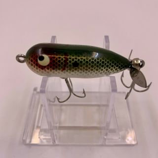 Vintage Heddon Tiny Torpedo Fishing Lure 2” -