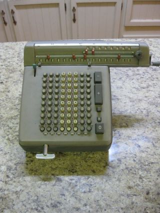 Vintage,  Antique Monroe Adding Machine Calculator La7 - 160