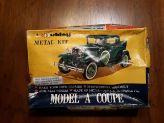 Hubley Ford Model " A " Coupe Diecast Metal Kit 4861