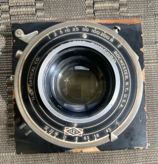 Vintage Ilex 6 - 1/2 " F/4.  5 Paragon No.  3 Acme Synchro Shutter Lens
