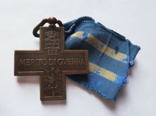 Italian Cross Merit Of War Wwi Victory 1918 First World War Italy Kingdom
