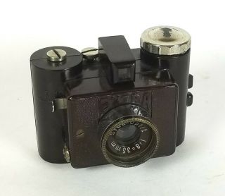 Vintage Sida Optik Miniature Bakelit Camera,  Orginal Tripod 2