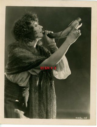 Betty Compson Vintage Photo 1921 " The Little Minister " Drinking Horn