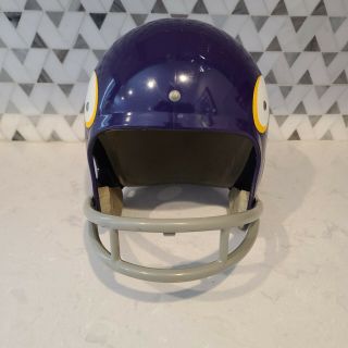 Vintage Rawlings Minnesota Vikings NFL 2 Bar Football Helmet Large NFL USA 3