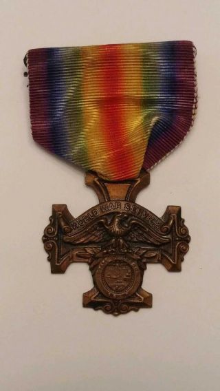 Wwi Oregon World War Service Medal 1917 - 1918