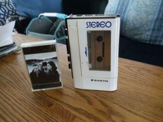 Vintage Sanyo Portable Stereo Cassette Player Model No.  M4430 - - Walkman