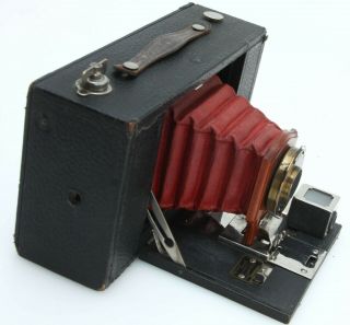 Kodak No.  3 Folding Brownie Model B red bellows vintage 1905 - 15 390604 2