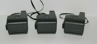 3 Polaroid One Step 600 Instant Film Camera W/ Strap Vintage