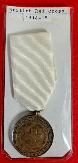 Ww1 1914 - 18 British Red Cross Medal ‘for War Service’