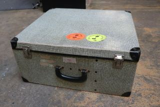 Vintage Fiber 6.  5x14 Tweed Print Snare Drum Case