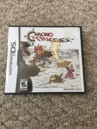 Vintage Chrono Trigger Nintendo Ds Video Game - With Poster & Inst.  Guide