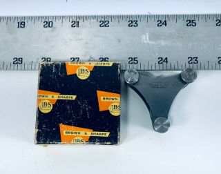 Vintage Brown & Sharpe Machinist Screw Pitch Gage No.  633 Pitches 4 To 84