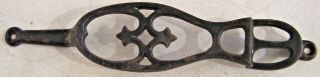 Vintage Industrial Cast Iron Foot Shaped Pedal Steampunk Sewing Machine Art