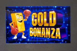 Aristocrat Slot Machine Topper Insert Gold Bonanza