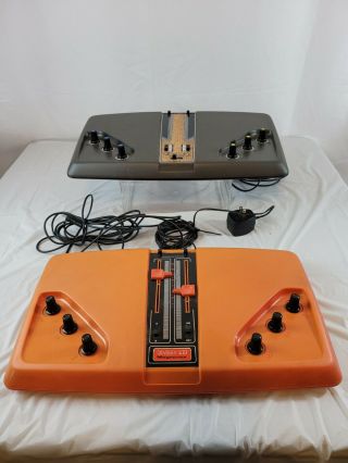 Vintage Magnavox Odyssey 100 And 500 Video Game Console Pair