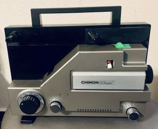 Vintage Chinon Whisper 727 Dual 8mm Projector / / Needs Power Cord 2